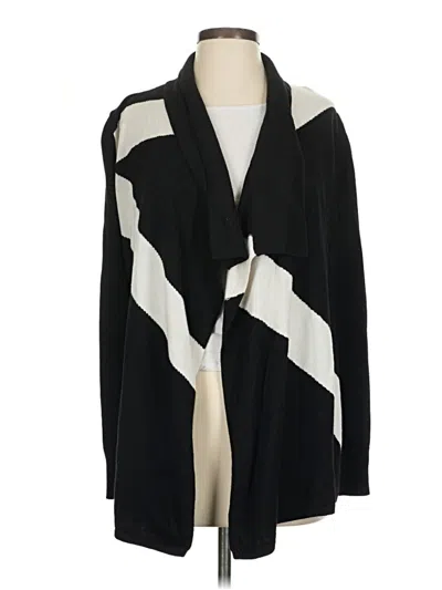 Pre-owned White House Black Market Kimono In Black