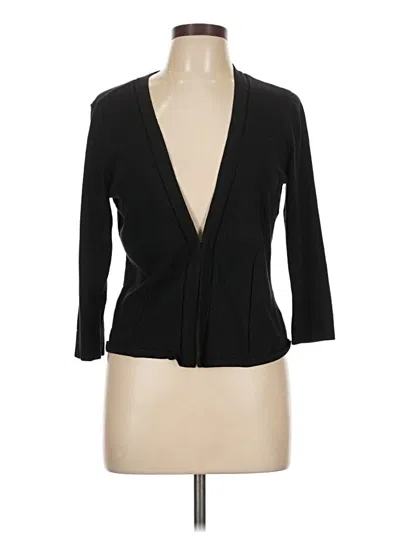 Pre-owned White House Black Market Kimono In Black