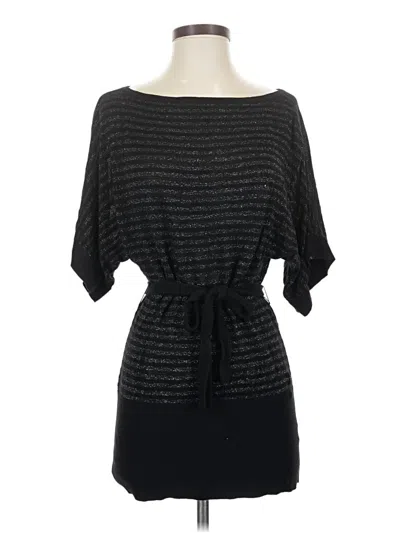 Pre-owned White House Black Market Kimono In Black