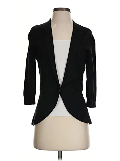 Pre-owned White House Black Market Kimono In Black