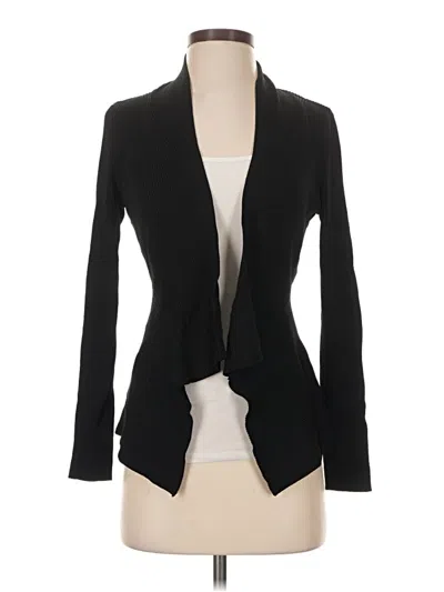 Pre-owned White House Black Market Kimono In Black