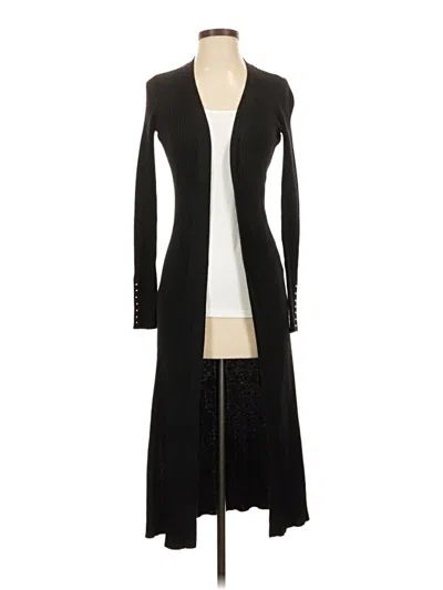 Pre-owned White House Black Market Kimono In Black