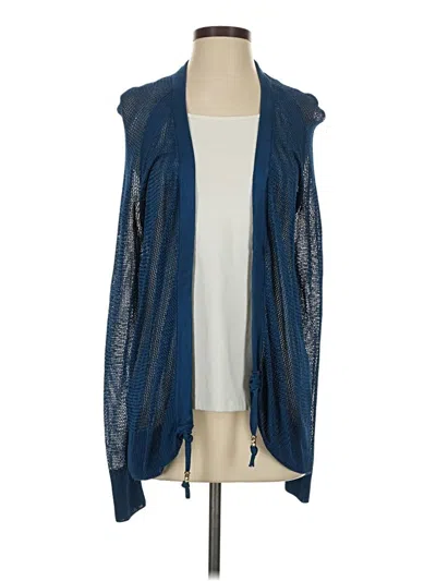 Pre-owned White House Black Market Kimono In Blue