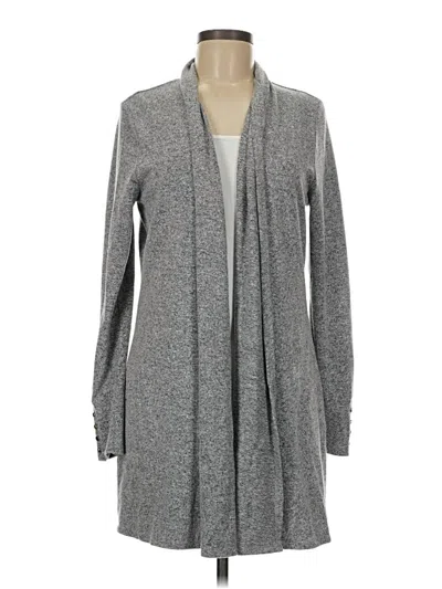 Pre-owned White House Black Market Kimono In Gray