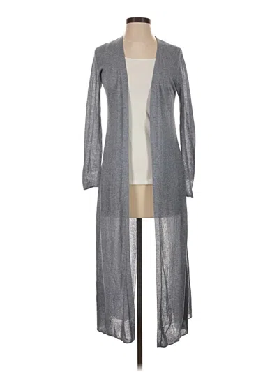 Pre-owned White House Black Market Kimono In Gray