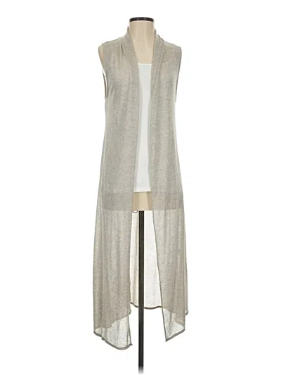 Pre-owned White House Black Market Kimono In Silver