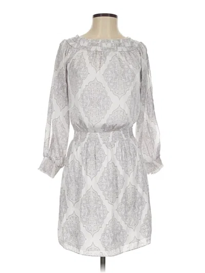 Pre-owned White House Black Market Kimono In Silver