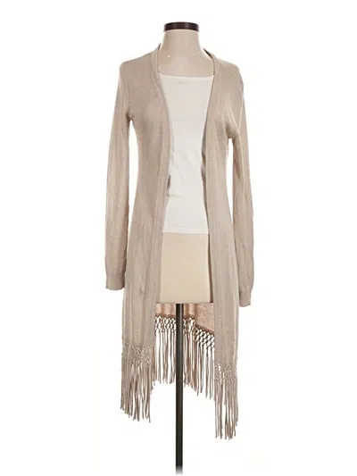 Pre-owned White House Black Market Kimono In Tan