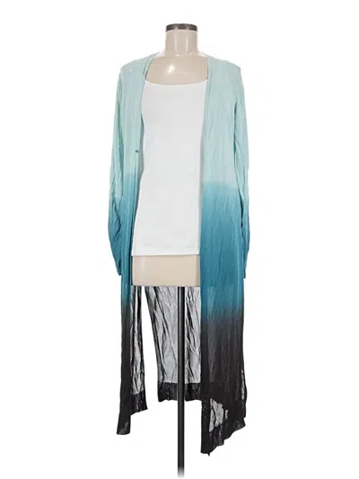 Pre-owned White House Black Market Kimono In Teal