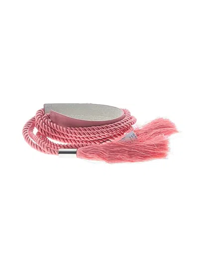 Pre-owned White House Black Market Leather Belt In Pink