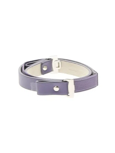 Pre-owned White House Black Market Leather Belt In Purple