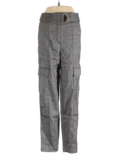 Pre-owned White House Black Market Linen Pants In Gray