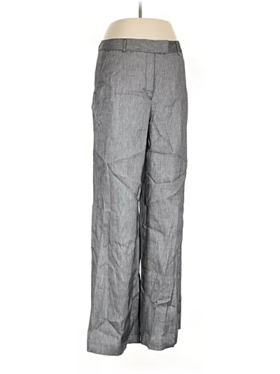 White House Black Market Linen Pants In Gray