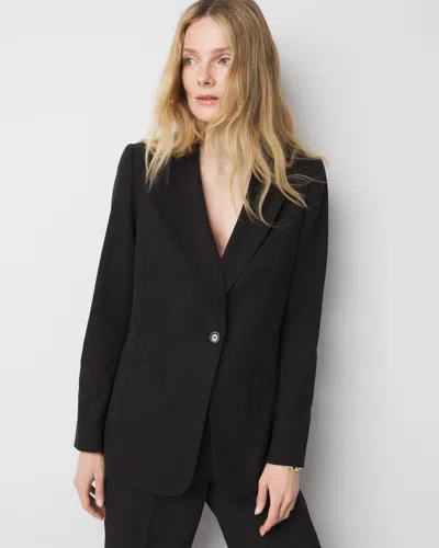 White House Black Market Lyocell-blend One-button Blazer