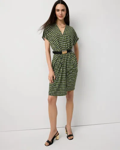 White House Black Market Matte-jersey Pleated Dress