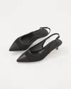 White House Black Market Mesh Kitten Heels Pumps In Black