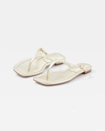 White House Black Market Metallic Heels Sandals