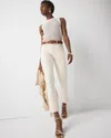 White House Black Market Mid-rise Embellished Girlfriend Jeans