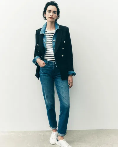 White House Black Market Mid-rise Girlfriend Jeans In Primrose Vintage