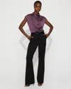 White House Black Market High-rise Piper Flare Pants In Black
