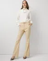 White House Black Market Mid-rise Piper Flare Pants In Brown