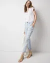 White House Black Market Mid-rise Pret-a-pedi Straight Cropped Pant In Drava Antique