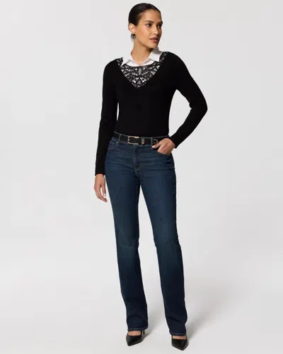 White House Black Market Mid-rise Bootcut Jeans In Nightfall Authentic
