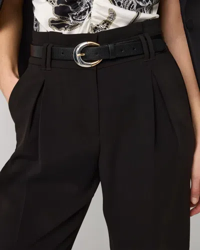 White House Black Market Mixed Metal Denim Belt In Black