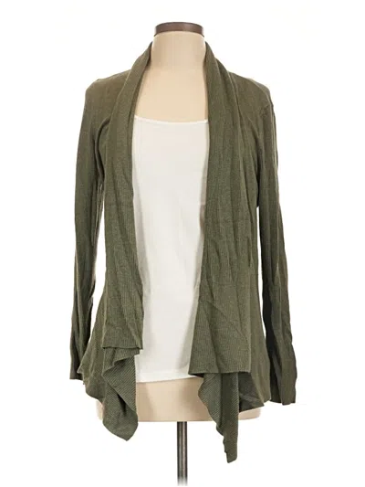 White House Black Market Outlet Cardigan Sweater In Green