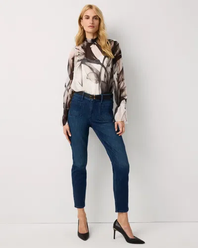 White House Black Market Patch Pocket High-rise Skinny Jeans