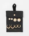 White House Black Market Pave 4-pack Earrings |  In Gold