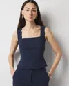 WHITE HOUSE BLACK MARKET PEPLUM BUSTIER TOP TANK TOP