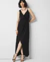 White House Black Market Petite Asymmetric Floral Maxi Dress