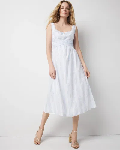 White House Black Market Petite Bustier Midi Dress