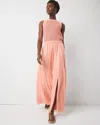 White House Black Market Petite Chiffon A-line Maxi Skirt