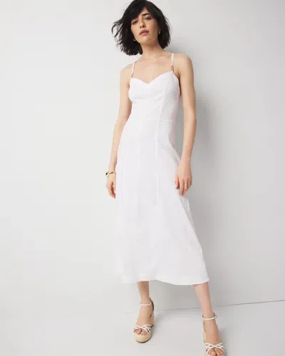 White House Black Market Petite Easy Sandal Midi Dress