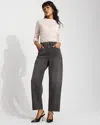 White House Black Market Petite Extra High-rise Barrel Jeans In Gray