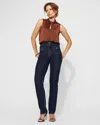 White House Black Market Petite Extra High-rise Slim Jeans In Blue