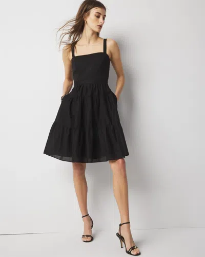 White House Black Market Petite Fit + Flare Mini Sundress