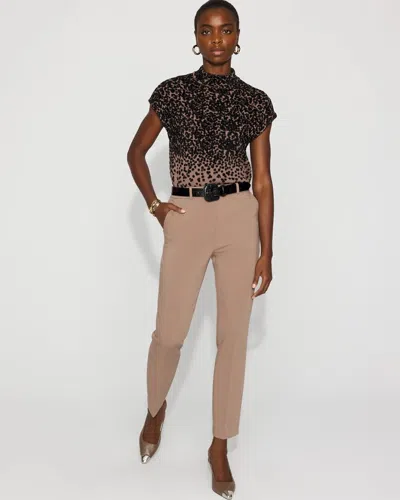 White House Black Market Petite High-rise Slim Ankle Pants In Brown