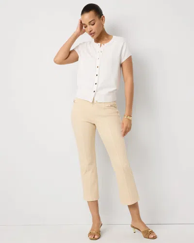 White House Black Market Petite Horsebit High-rise Kick Flare Jeans