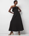 White House Black Market Petite Linen-blend Strapless Maxi Dress