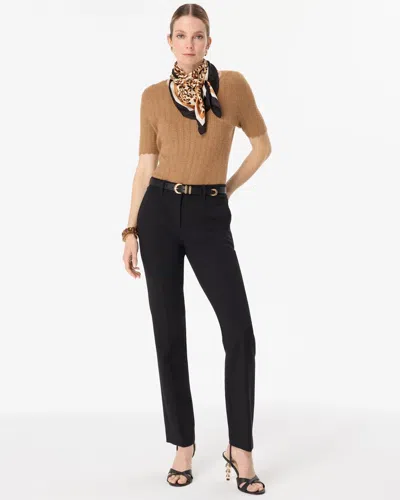 White House Black Market Petite Luxe Stretch Zoey Straight Pants In Black