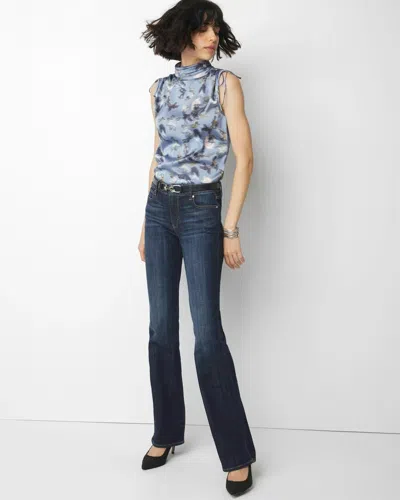 White House Black Market Petite Mid-rise Bootcut Jeans In Nouveau Authentic