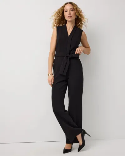 White House Black Market Petite Tailored Jumpsuit In Black