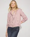 White House Black Market Petite Tweed Bomber Jacket In Metallic