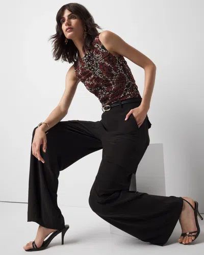 White House Black Market Petite Utility Wide Leg Pants