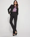 White House Black Market Pinstripe Denim-look Slim Bootcut Pants
