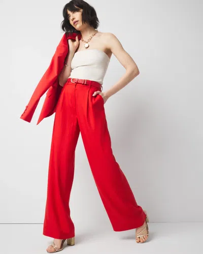 White House Black Market Pleated Wide Leg Pants