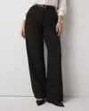 White House Black Market Pleated Wide Leg Pants In Black